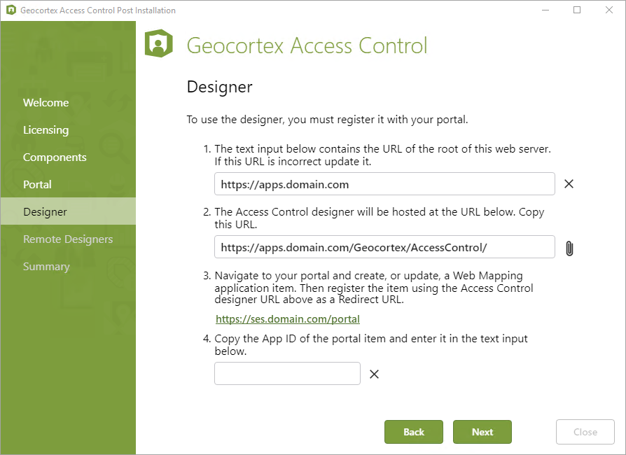 post-install-designer-settings-partially-filled-in