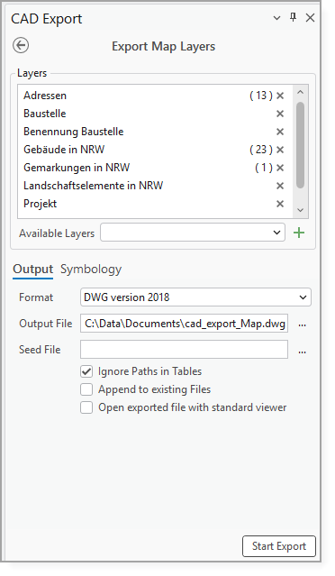 cad-export-export-map-layers