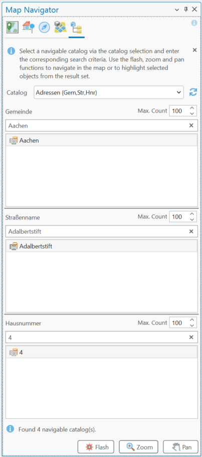 map-navigator-contingent-lookup-table