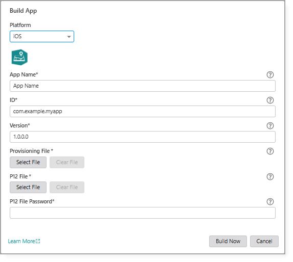build-ios-options