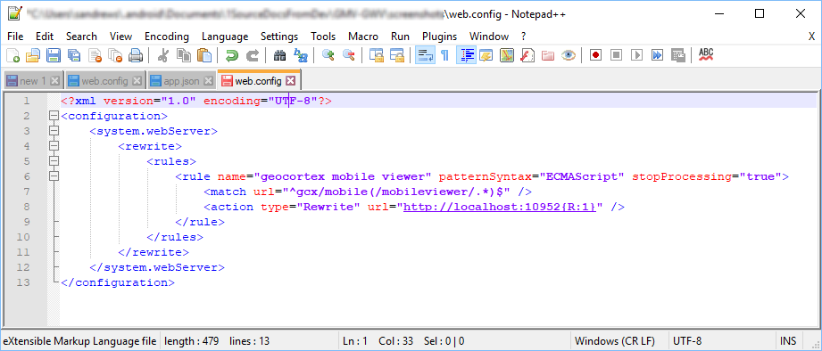 custom-website-web-config-verify