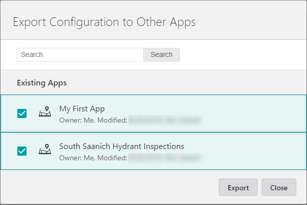 export-config-select-apps