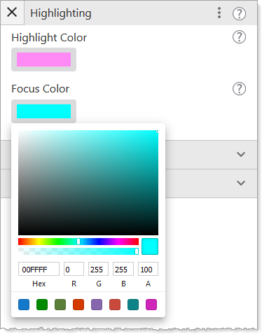 highlighting-focus