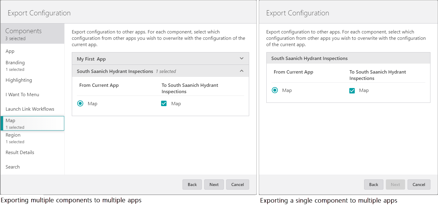 exporting-mutliple-single-to many-apps