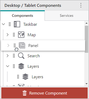 remove-component-appears
