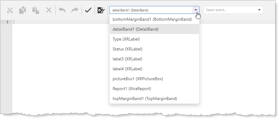 scripting-select-report-element