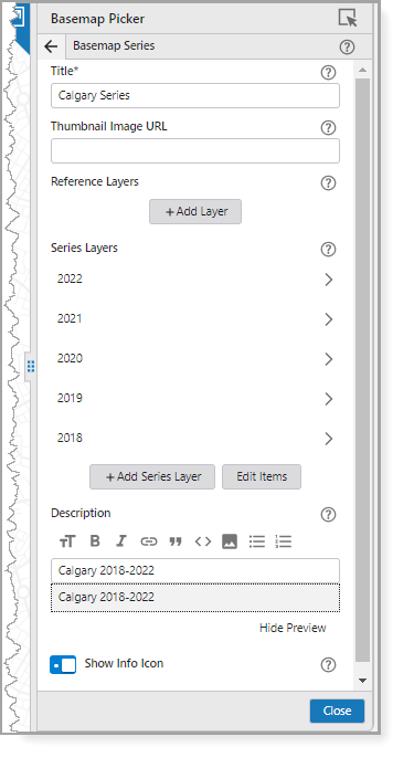 basemap-series-settings