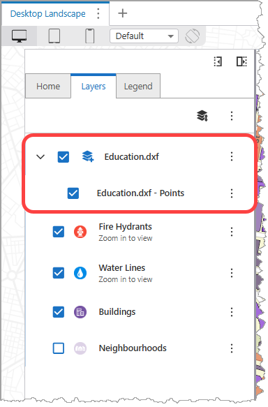 dxf-import-sublayers
